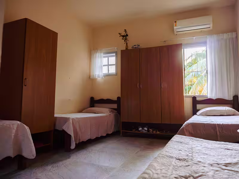Quarto de residentes da Casa Riachuelo
